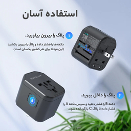 شارژر دیواری 20 وات راوپاور مدل RP-PC1033