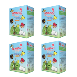 دستمال مرطوب کودک نیوساد مدل Boy 04 مجموعه 4 بسته 12 عددی