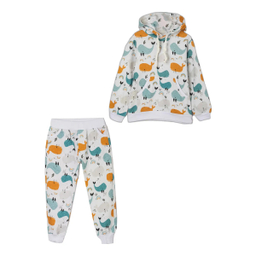 ست هودی و شلوار بچگانه گیزولان مدل نهنگ