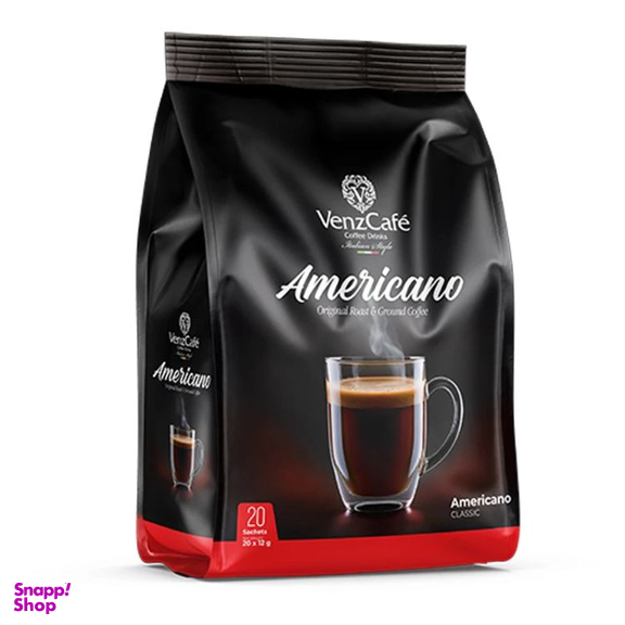 قهوه آمریکانو کلاسیک ونزکافه بسته 20 عددی