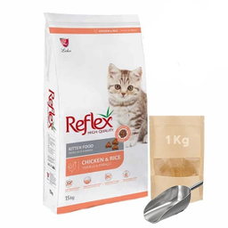 غذای خشک بچه گربه رفلکس مدل kitten وزن 1 کیلوگرم