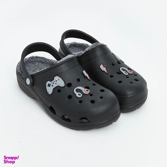 صندل مردانه ال سی وایکیکی مدل Tork478 طرح بازی رنگ مشکی