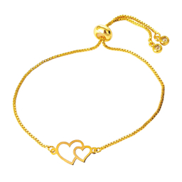 دستبند طلا 18 عیار دخترانه ویستریا گلد گالری مدل D-117