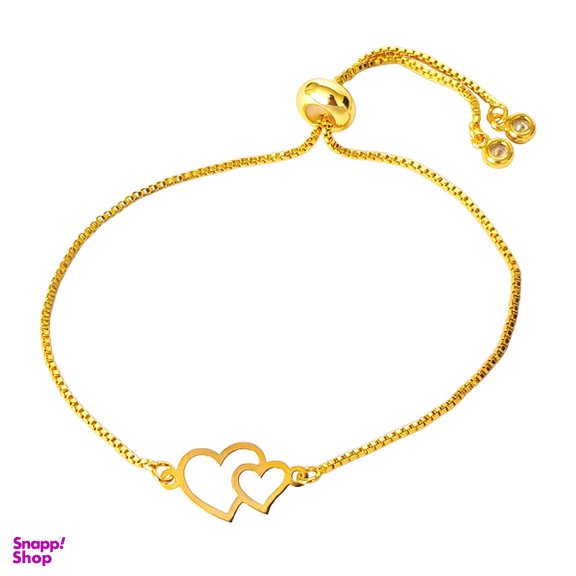 دستبند طلا 18 عیار دخترانه ویستریا گلد گالری مدل D-117