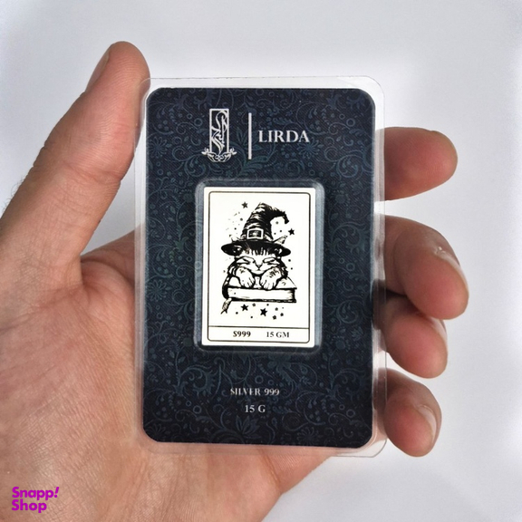شمش نقره لیردا مدل گربه اسرار آمیز 999