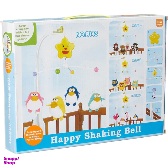 آویز تخت کودک مدل polishi Happy Shaking Bell 243
