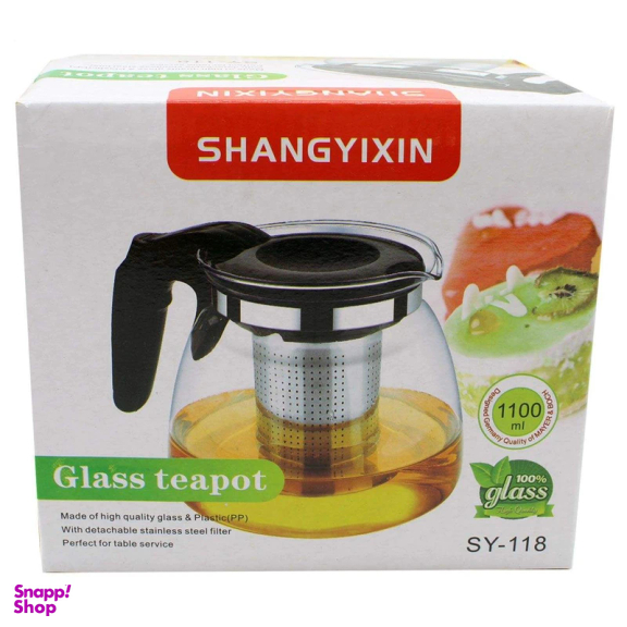 قوری مدل پیرکس glass teapot