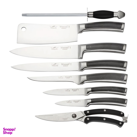 سرویس چاقو آشپزخانه 9 پارچه وینر کد NB_2104_2