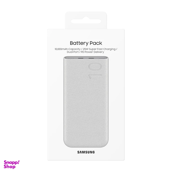 پاوربانک سامسونگ مدل p3400 ظرفیت ۱۰۰۰۰ میلی آمپر ساعت