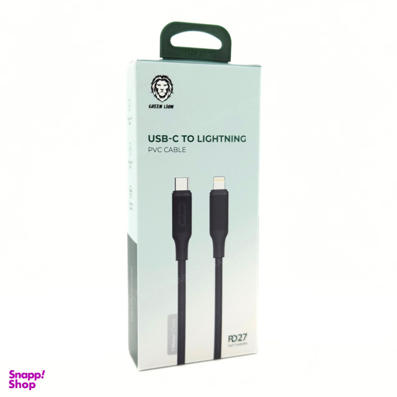 کابل USB-C به Lightning گرین لاین مدل PVC Cable طول 3 متر