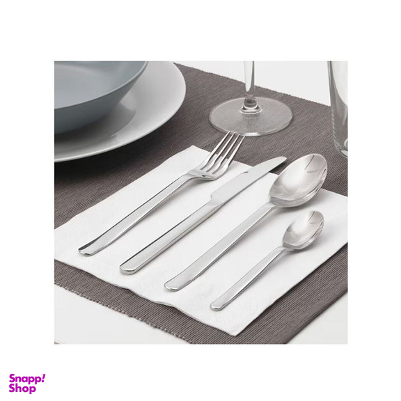 سرویس قاشق و چنگال 24 پارچه ایکیا مدل IKEA 365+