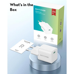 شارژر دیواری 30 وات راوپاور مدل RP-PC169