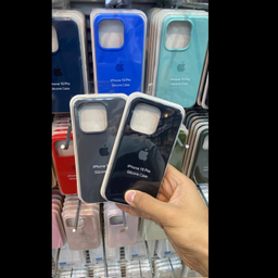 کاور گوشی موبایل مدل سیلیکونی بدون محافظ لنز مناسب اپل iPhone 15 Pro Max