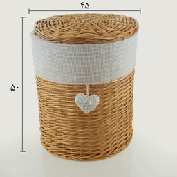 سبد رخت چرک مدل استوانه ای کد SLH-L