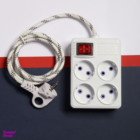 چند راهی برق پیکو مدل P4 طول 1.5 متر