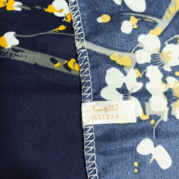 ملحفه ناتوسا مدل کشدار شکوفه یک نفره سایز 90×200 سانتی متر