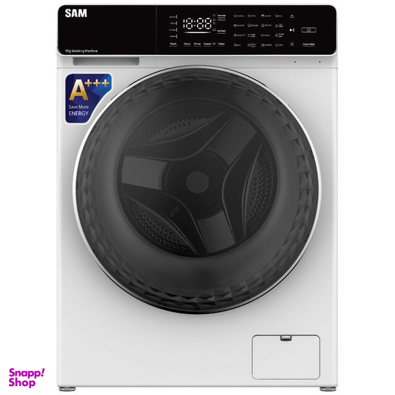 ماشین لباسشویی سام الکترونیک مدل DD-P1485/W ظرفیت 9 کیلوگرم