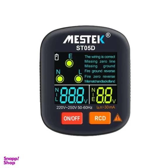 ارت سنج و تستر سوکت هوشمند مستک مدل ST05D