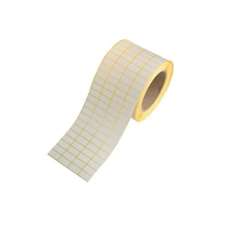 لیبل برچسب کاغذی مدل چهار ردیف سایز 12×25 بسته 10000 عددی
