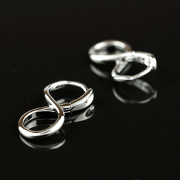 گوشواره زنانه ژوپینگ مدل TE-275 رنگ نقره ای