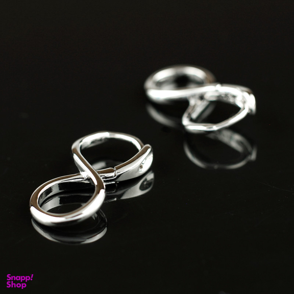 گوشواره زنانه ژوپینگ مدل TE-275 رنگ نقره ای