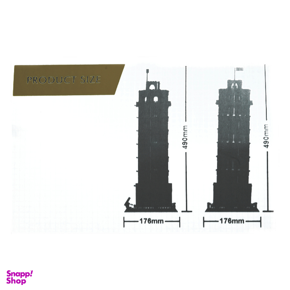 لگو ونگ مدل Leaning Tower of Pisa
