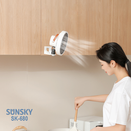 پنکه شارژی چندکاره سان اسکای مدل SK-680