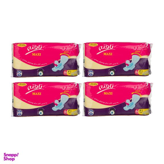 نوار بهداشتی تافته مدل maxi مجموعه 4 عددی