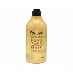 شامپو مو ویلایس مدل Keratin حجم 550 میلی لیتر