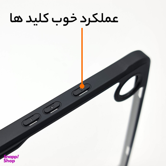 کاور تبلت سامورایی مدل Black-Bumper مناسب برای سامسونگ Galaxy Tab A9 / X115
