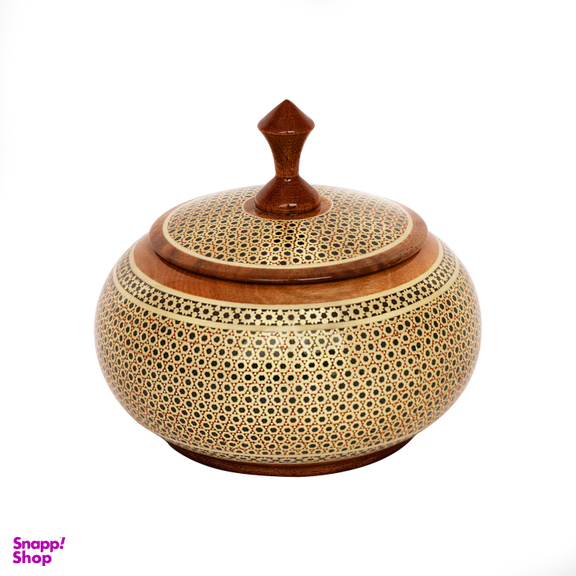 قندان خاتم کاری خادم ملت  کد 1129