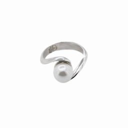 انگشتر زنانه طرح سیترا همراه با مروارید کد 332