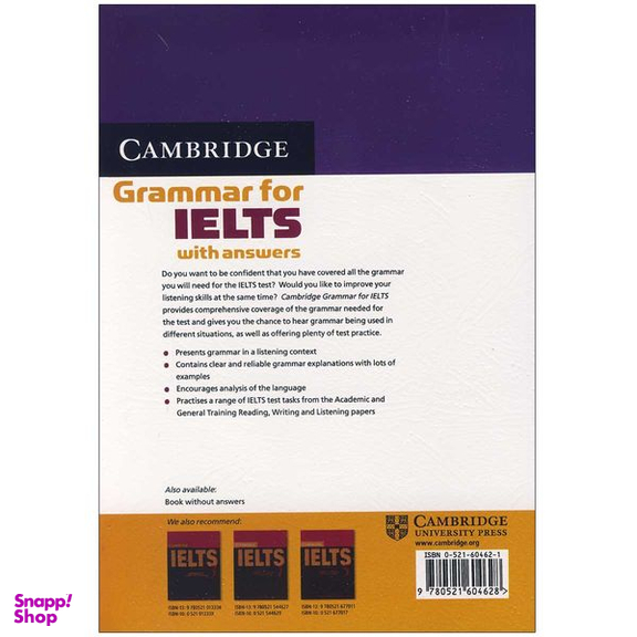 کتاب Cambridge Grammar for IELTS اثر Diana Hopkins انتشارات کمبریج