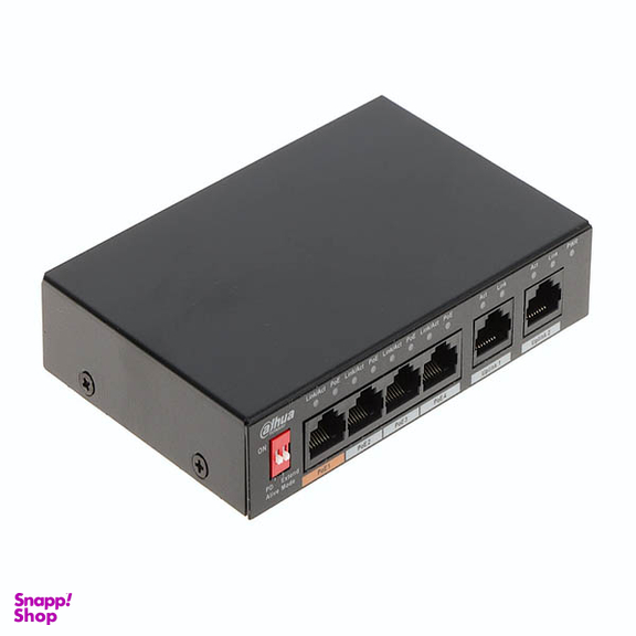 سوییچ 4 پورت PoE داهوا مدل DH-PFS3006-4ET-60