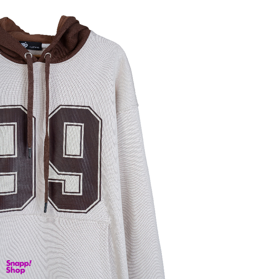 هودی زیگ مدل inception رنگ کرم