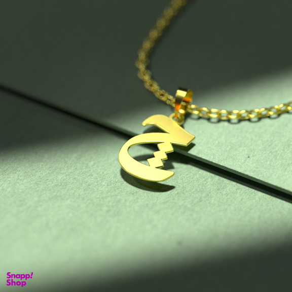 گردنبند طلا 18 عیار زنانه مدوپد مدل حرف چ کد I3-1-1371