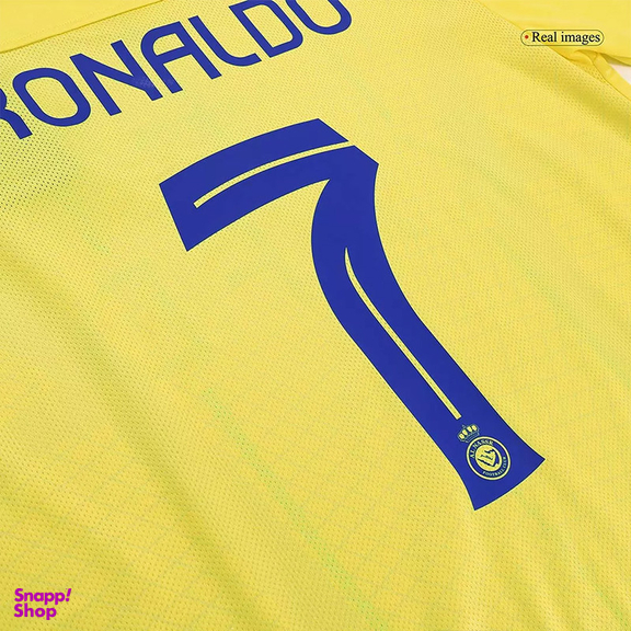 ست تیشرت و شلوارک ورزشی مردانه مدل النصر عربستان رونالدو Home 2024