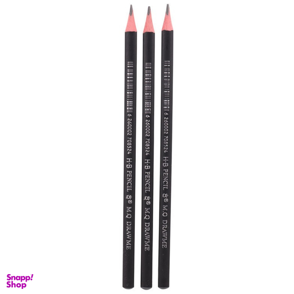 مداد مشکی ام کیو کد H-13 بسته 12 عددی