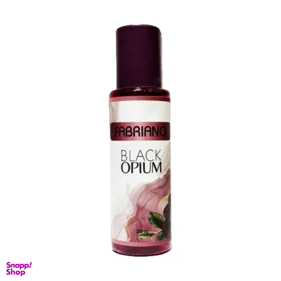 بادی اسپلش زنانه فابریانو مدل بلک اوپیوم حجم 250 میلی لیتر