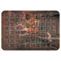 پازل 54 تکه اطلس آبی طرح کارتون پاندا کونگ فو کار مدل P1876