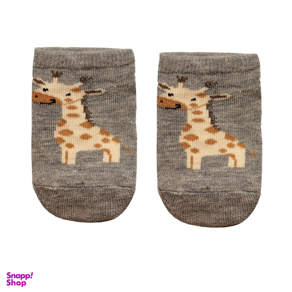 جوراب دوازده نوزادی طرح زرافه