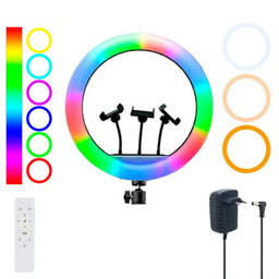 رینگ لایت 22 اینچ روس مدل RGB LED 3D-56
