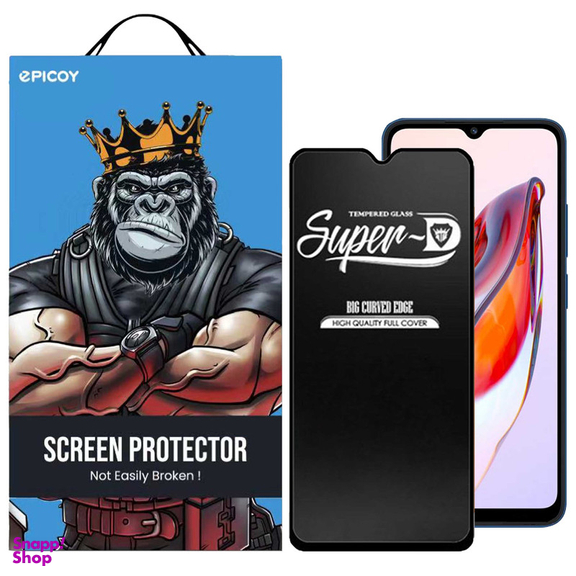 محافظ صفحه نمایش اپیکوی مدل Super 5D مناسب برای گوشی موبایل شیائومی Redmi 12C/10C/10 Power/Poco C40