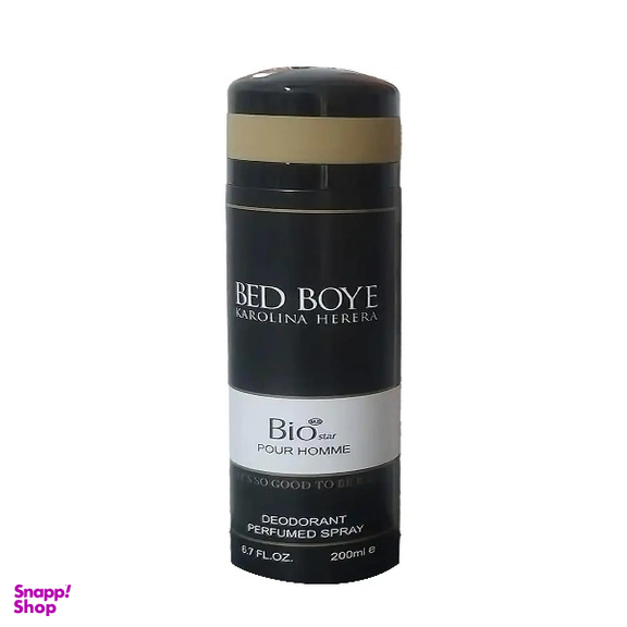 اسپری مردانه بیو استار مدل Bed Boye حجم 200 میلی لیتر