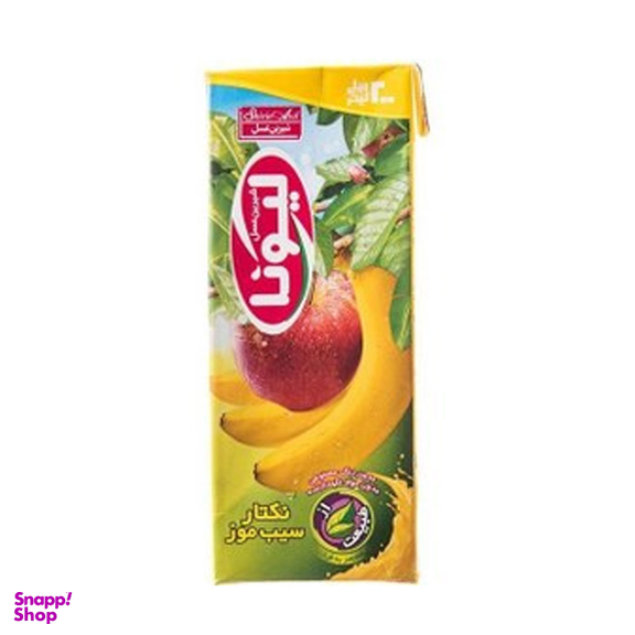 آبمیوه پاکتی لیونا با طعم موز حجم 200 میلی لیتر