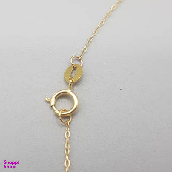 گردنبند طلا 18 عیار زنانه شمیم گلد گالری مدل گل رز کد D9246