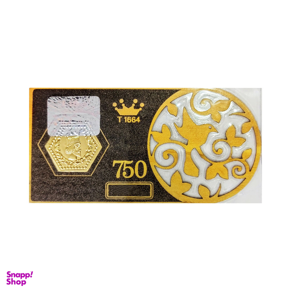 طلا گرمی 18 عیار سین سان مدل پرنده SN1401