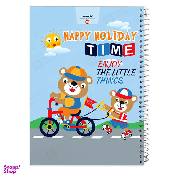 دفتر 60 برگ سیمی طلقی فانتزی مکث نوت کد 9_9614