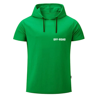 تیشرت کلاه دار آستین کوتاه مردانه به رسم مدل آفرود 1238