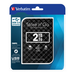 هارد دیسک اکسترنال ورباتیم مدل Store n Go ظرفیت 2 ترابایت